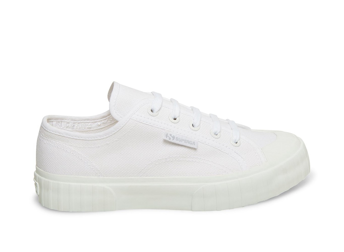 Superga Espadrille Womens - 2630 Stripe Total - White - TRNJZ7120